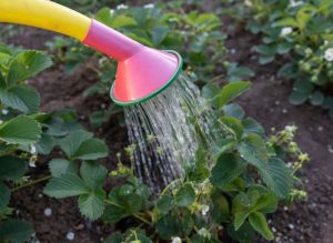 Wie stimuliert man Erdbeerblüte? Ein Weg ist die natürliche Bestäubung