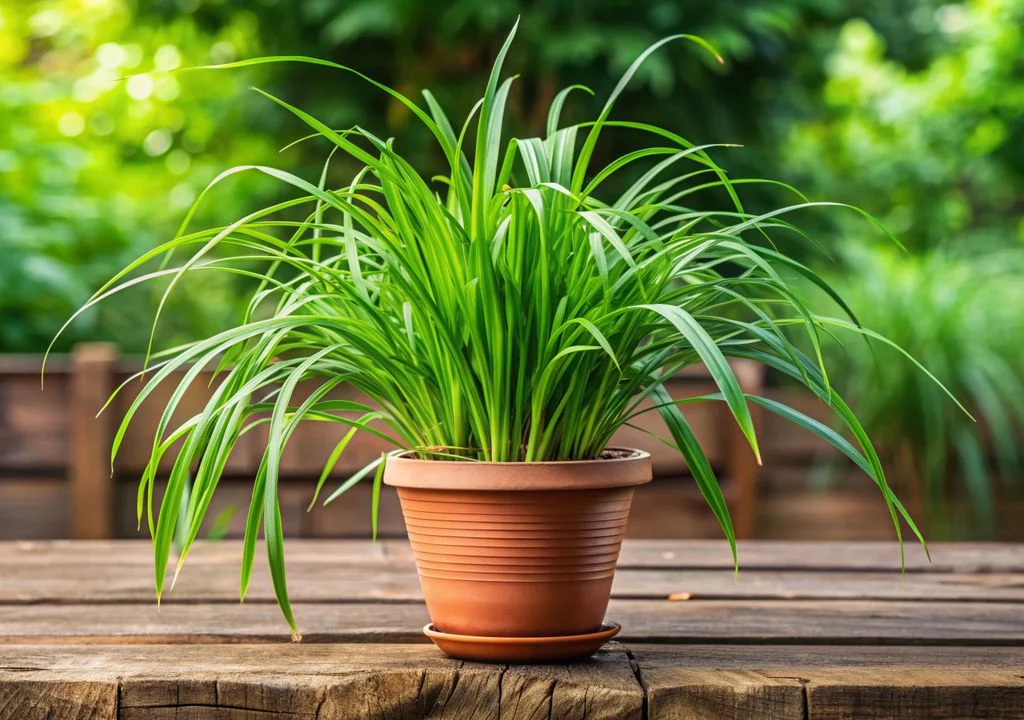 Ideale aromatische Pflanze auf Ihrer Terrasse: Sie riecht angenehm, wehrt Mücken und kann leicht in einem Topf angebaut werden. 