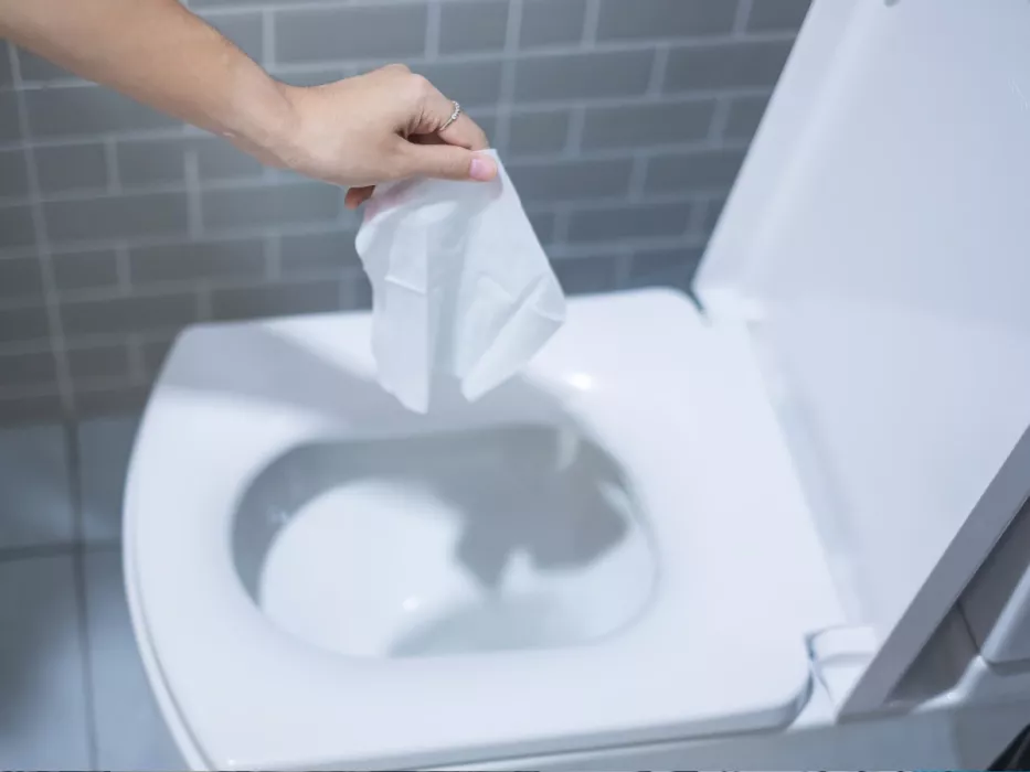 Spülen Sie diese drei Dinge niemals in die Toilette. Viele begehen diesen Fehler, der mit einer überfluteten Badezimmer und einem Besuch des Klempners endet.