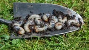 Sie ernähren sich vom Boden. Gießen Sie es in den Garten und verschwinden alle.
